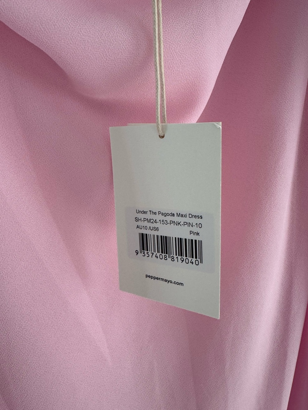 NWT Peppermayo Under The Padoga Maxi Dress Pink - Picture 5 of 7